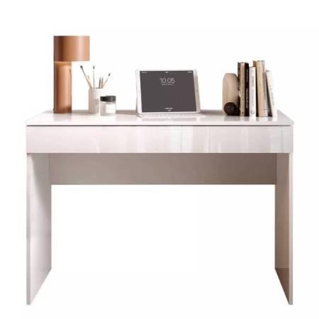 Bureau moderne avec rangement 110x50x76 cm étude et travail CHARLIE