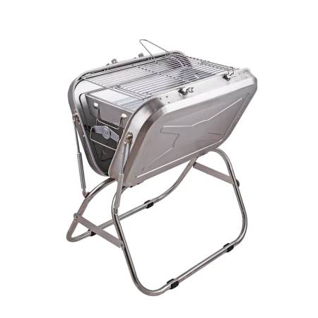 Barbecue pliable et portable en valise légère grill charbon extérieur