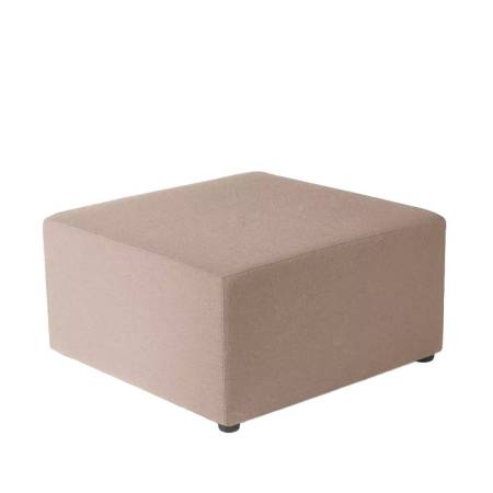 Pouf de salon 75x75cm salle d'attente bureau MUSHU