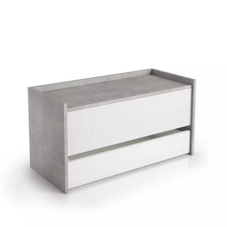 Coffre de rangement tiroir coulissant design moderne polyvalent XANDER